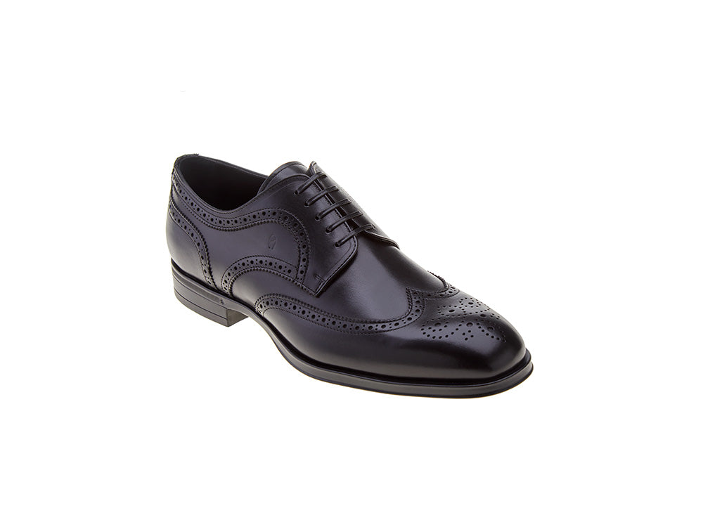 90 Oxford Brogue Nero - Black Nappato Calf