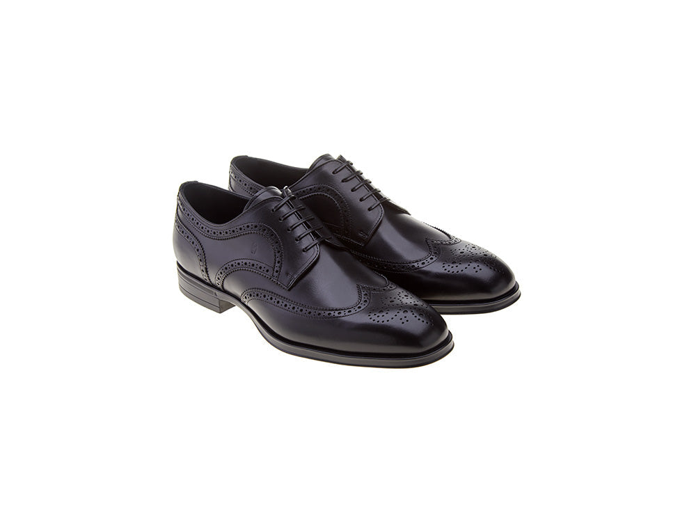 90 Oxford Brogue Nero - Black Nappato Calf