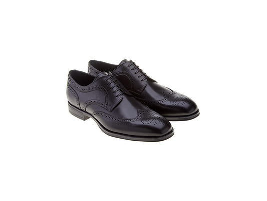 90 Oxford Brogue Nero - Black Nappato Calf